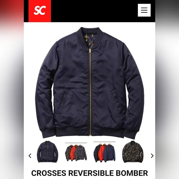 ジャケット・アウター Supreme 13ss Crosses Reversible Bomber Supreme Crosses Reversible Bomber (SS13)